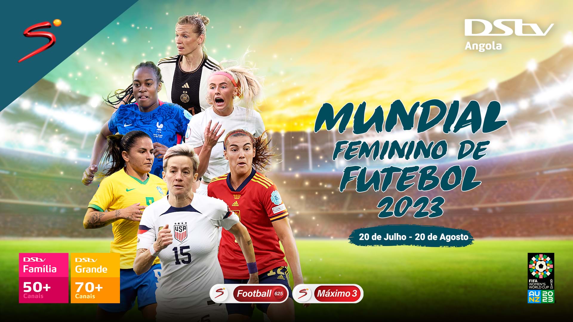 Mundial feminino de futebol de 2023 transmitido na SportTV